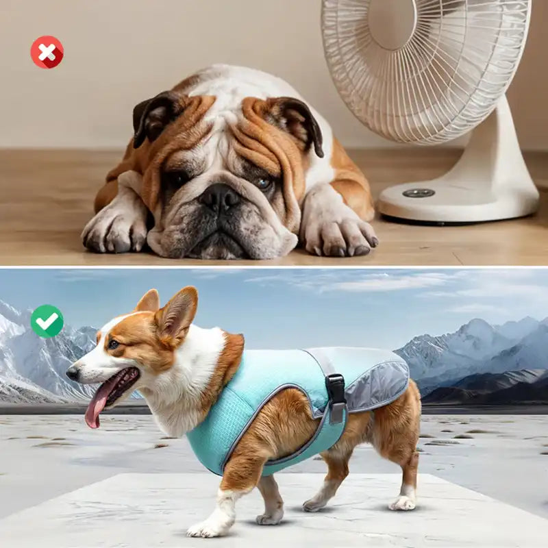 Hundekühlweste für den sommer